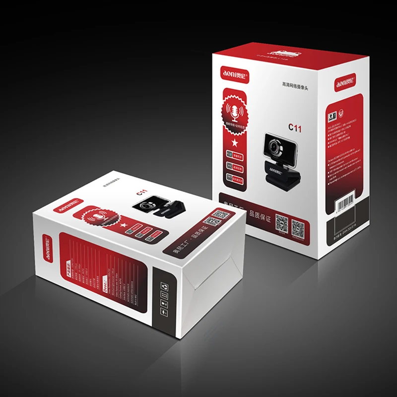 Оригинальный Aoni ANC C11 720P HD веб камера Компьютерная USB 2 0 Бесплатный привод с