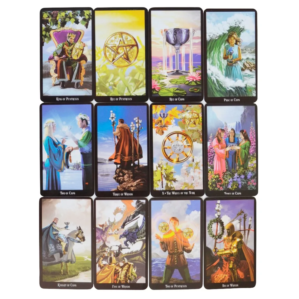 Карты Таро Новинка Мистик Tarot палубная карта s английская версия волшебник