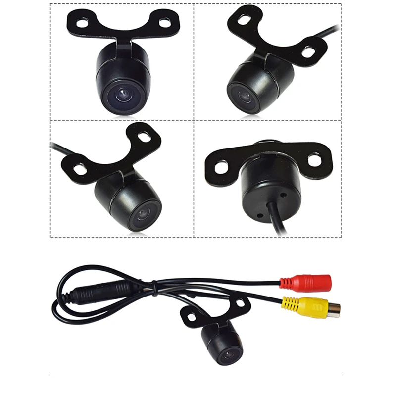 Универсальная задняя камера для автомобиля WETOWE H1 с HD-качеством и 170-градусным обзором, водонепроницаемая для использования при парковке и обратном движении с монитором CCD.