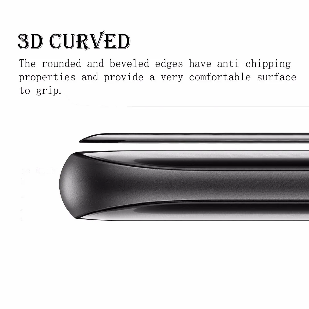 Защита экрана для Samsung S9 S8 Plus Note 8 S7 Edge закаленное стекло 3D изогнутое полное