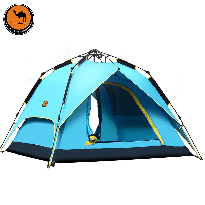 

Палатка туристическая водонепроницаемая, на 3-4 человек, автоматическая защита от дождя, для улицы