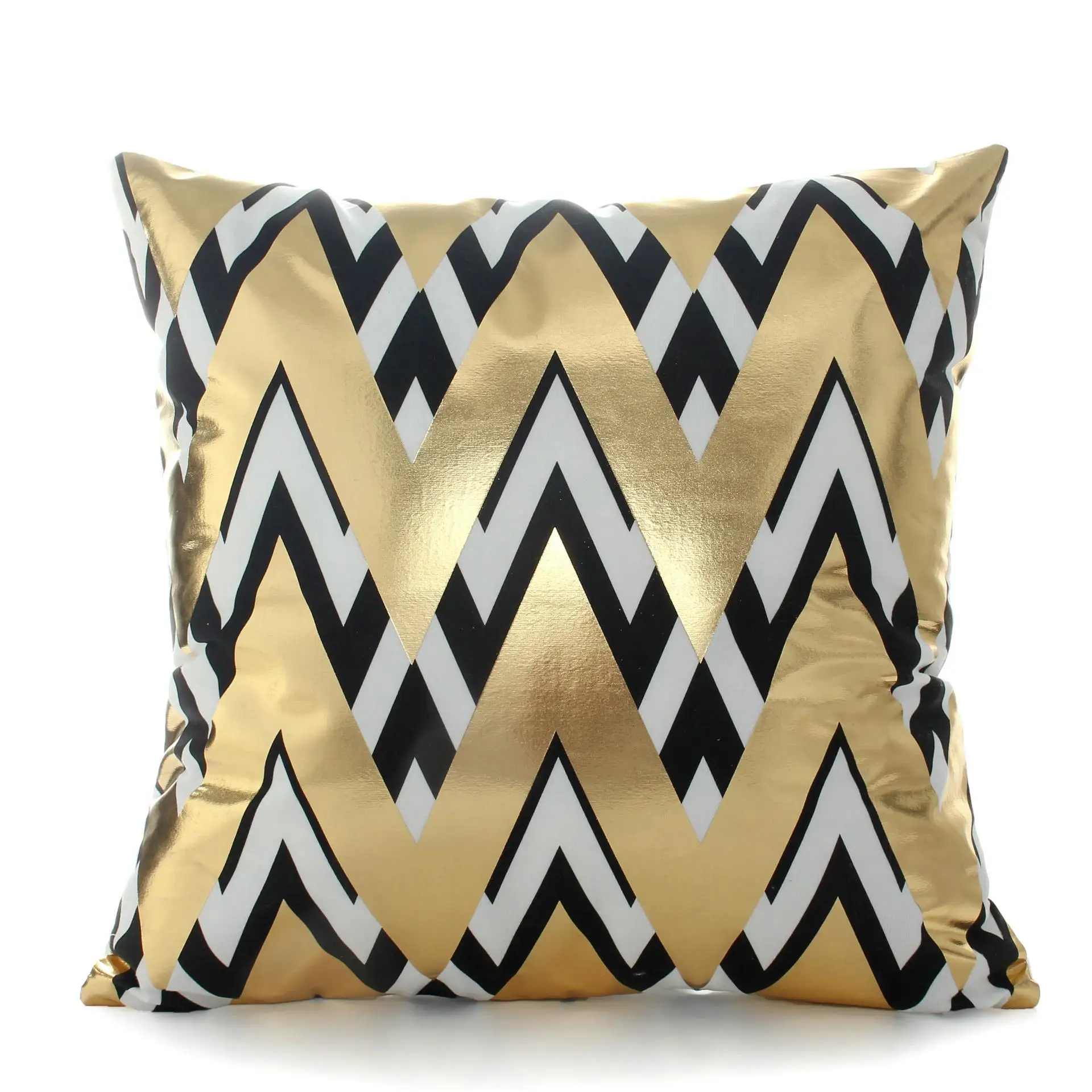 Европейские классические бронзовые золотые фольги декоративные Чехлы для подушек Золотые листья домашний Декор диванная подушка Almofadas Decorativas - Цвет: W