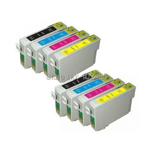 Картриджи для принтера Epson Stylus SX125 SX130 SX225 SX420W SX425W BX305F S22 SX230 SX235W 8 шт.|inkjet remanufactured