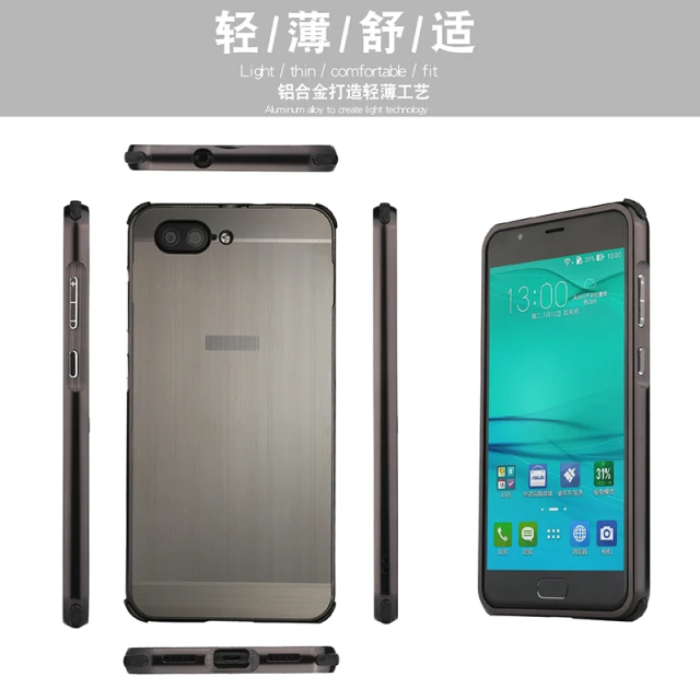Для Asus Zenfone 4 Max ZC554KL чехол металлический бампер+ PC матовый Жесткий Чехол для Zenfone4 ZE554KL Zenfone 4 Max ZC520KL 5,2 дюймов Чехол