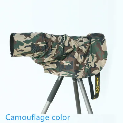 Camouflage color ROLANPRO дождевик для Canon Nikon Sigma Tamron 400 мм f/2,8 500 мм f/4 600 мм f/4 800 мм f/5,6 объектив/объектив дождевик - Цвет: Camouflage color