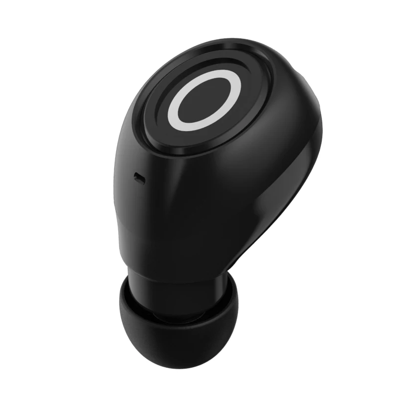 Yulubu, классические, мини, A6, беспроводные наушники, Bluetooth 4,1, вкладыши, наушники, музыкальные наушники, гарнитура, микрофон для смартфона - Цвет: Black