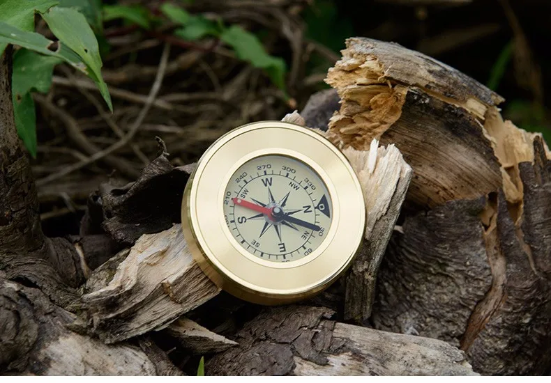 Naturehike Мини Военная походная линза Лупа с компасом золото дикий выживания навигационный компас