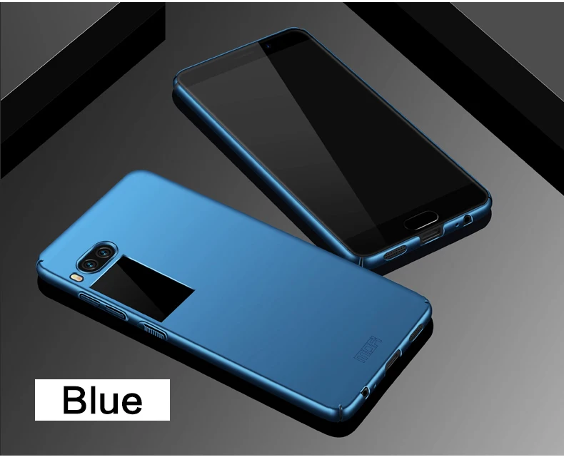 Для Meizu Pro 7 Plus, чехол,, MOFI, жесткий чехол, для Meizu Pro 7 Plus, высокое качество, чехол для телефона, для Meizu Pro 7 Plus, 5,7 дюймов - Цвет: Синий