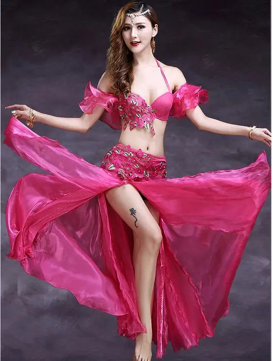 Женский костюм для восточного танца живота профессиональная одежда ремень и