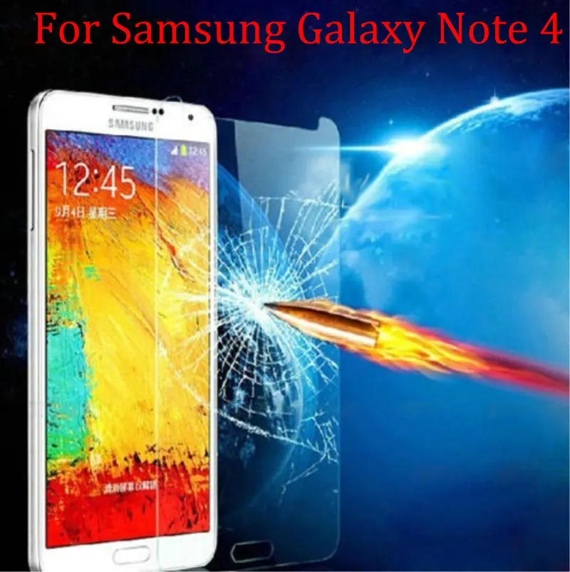 

2.5D 0.3mmExplosion-proof Tempered Glass Screen Protector For Samsung Galaxy Note 4 NOTE4 N9100 N910 5.7"