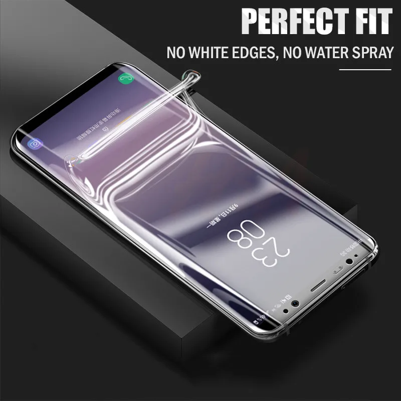 CJY полное покрытие мягкая Гидрогелевая пленка для samsung Galaxy S9 S8 Plus Note 8 Защитная пленка для экрана для samsung S6 S7 Edge