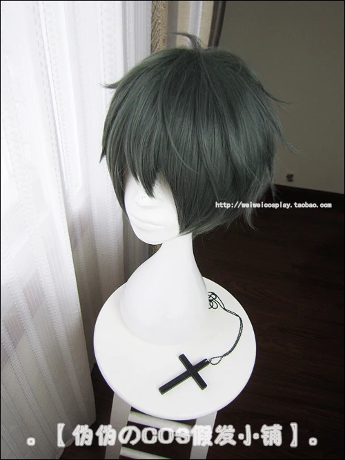 Парик для косплея Mika Kagehira Shu Itsuki из коротких синтетических волос взрослых |