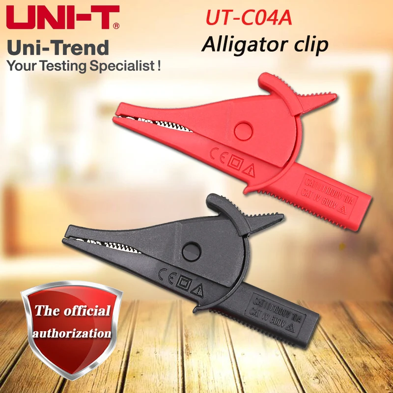 UNI T UT C04A зажим аллигатора с прямым отверстием для UT231 UT233 UT531 UT532 UT533 UT502A UT595 UT805A UT241