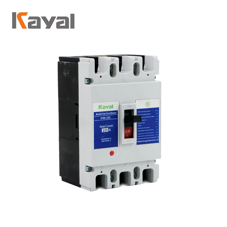 Kayal CM1 2P 3P 4P 100A 63A Mccb литой чехол автоматический выключатель