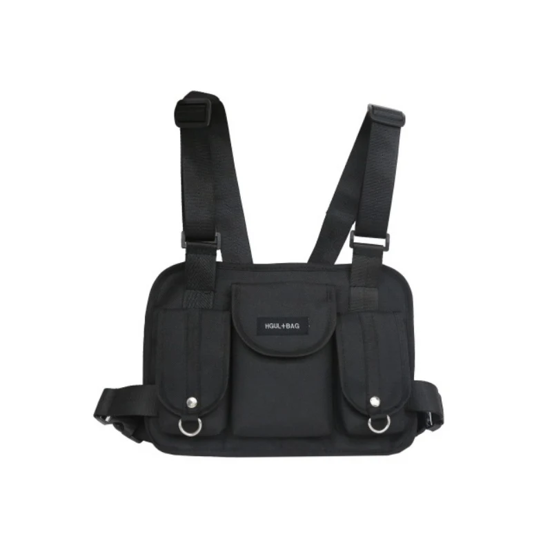 

fashion chest rig waist bag hip hop streetwear functional tactical chest bag cross shoulder bags