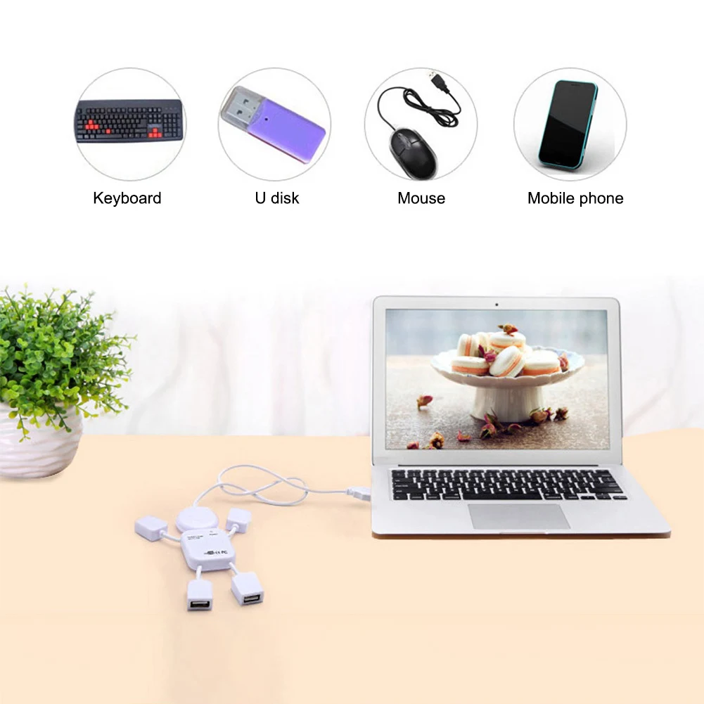 Рисунок 4 порта 480 Мбит/с ПК ноутбук компьютер USB 2 0 расширительный концентратор