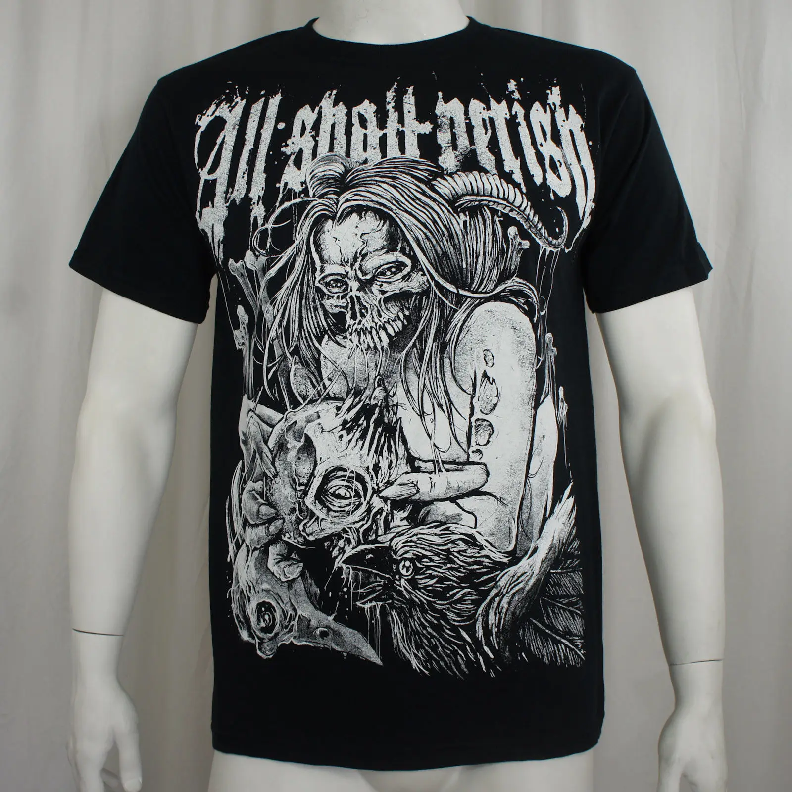 Подлинная футболка с птичьим гриппом ALL SHALL PERISH Band S 3XL новая мужская принтом