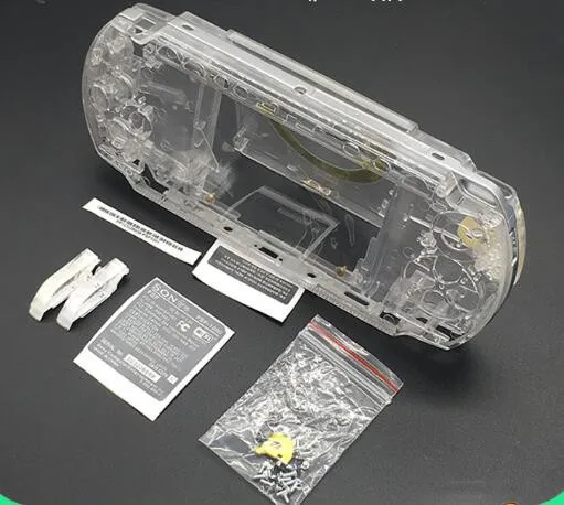 Прозрачный цвет для PSP1000 PSP 1000 оболочка игровая консоль замена полный корпус