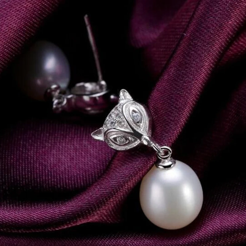 

YIKALAISI 925 sterling Silver Jewelry Pearl jewelry Earrings For Women Little Water Drop Freshwater Pearl Earrings Wedding