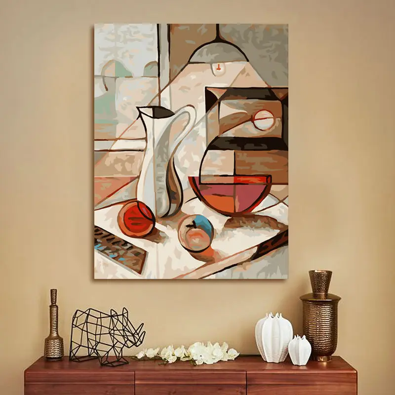 Набор для рисования по номерам на холсте столовый стол|oil painting diy|oil paintingdiy oil |