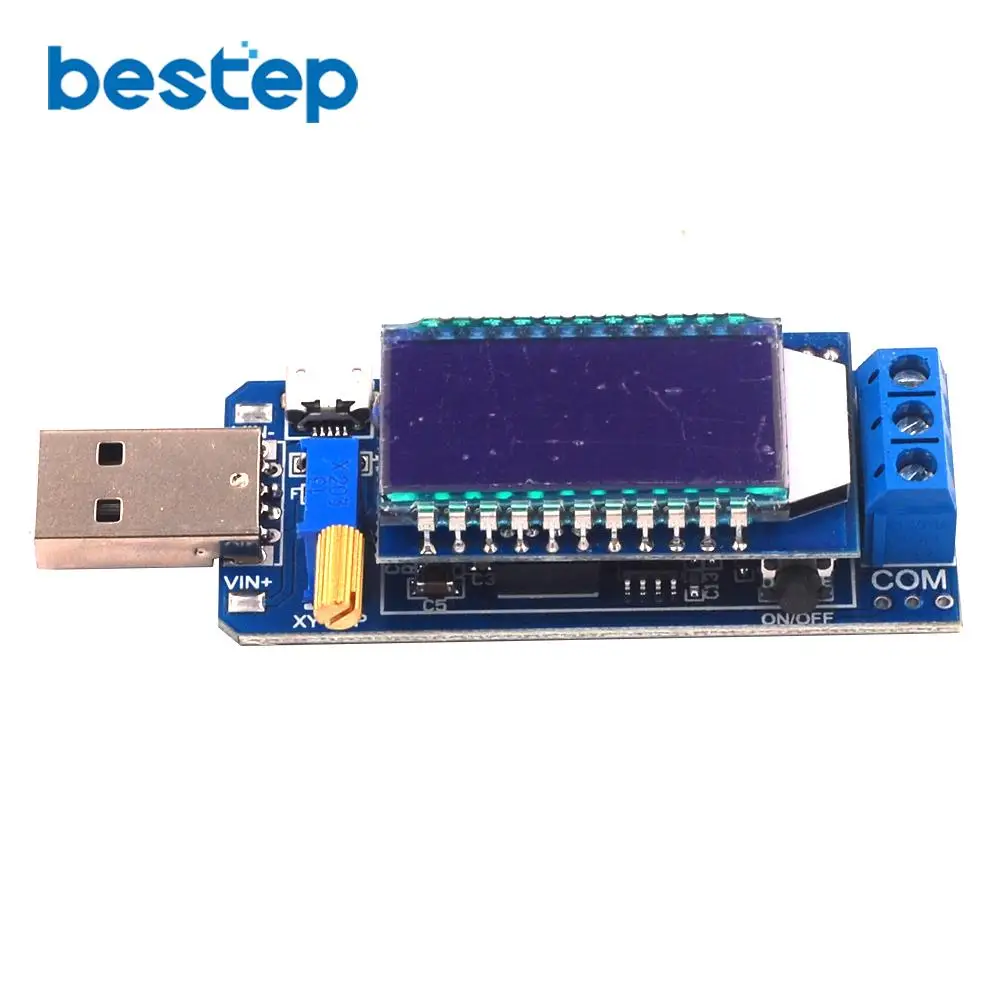 USB понижающий модуль питания DC 5 В до 3 В/9 В/12 с ЖК дисплеем Регулируемый