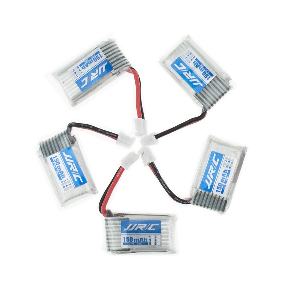 5 шт. JJRC H36 Lipo 3 7 в 150 мАч батарея с 5в1 сбалансированное зарядное устройство набор