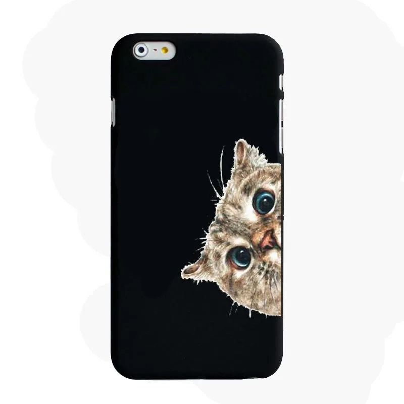 Чехол для iphone 8 8plus 7 7Plus 6S SE милый кот космическая Луна кошка человек панды