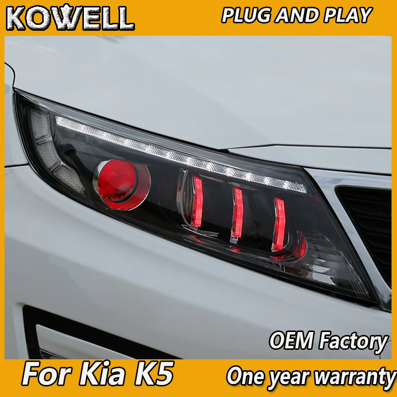 Автомобильный Стайлинг KOWELL для Kia K5 Rio фары 2014 2015 корейский дизайн светодиодный