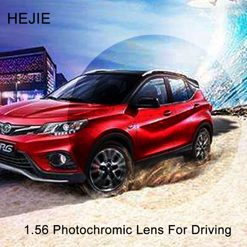 

1.56 Index XTR Transition Active Photochromic Lens for driving use color change through ultraviolet light perception customized