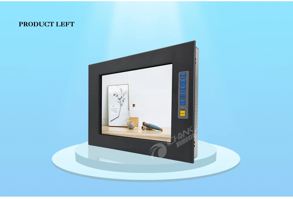 ZQ150TN-BV/1" дюймов 1024x768 VGA корпус из алюминиевого сплава Встроенный Мощность на загрузки авиационная мощность скрытый контроль за телом экран дисплей