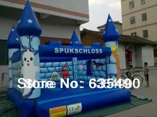 PVC5x4x3.5m tarpaulin inflatable bouncers with slide for kids and baby | Inflatable Toys