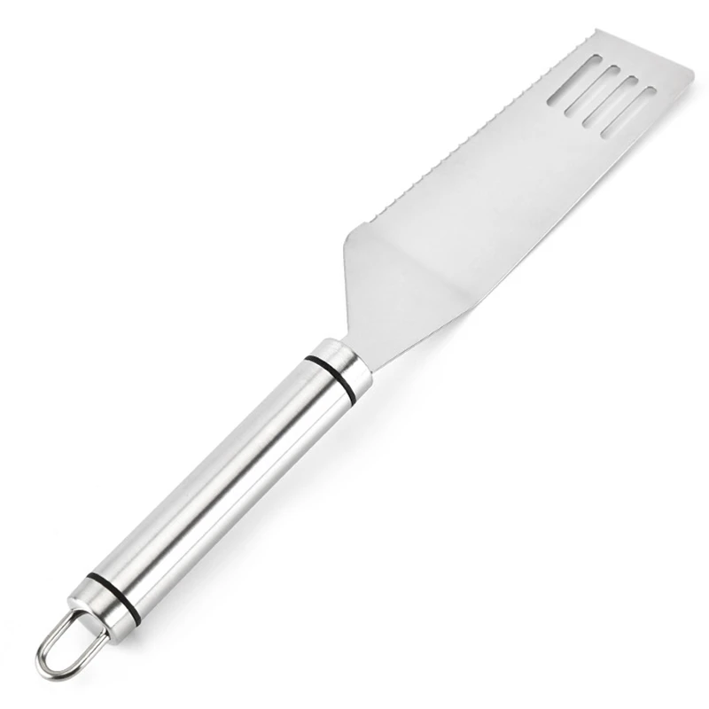 Stainless Steel Spatula Pancake Cutter Teppanyaki Shovel Skidproof Handle Kitchenware Cooking Tools Pizza Cheese | Дом и сад