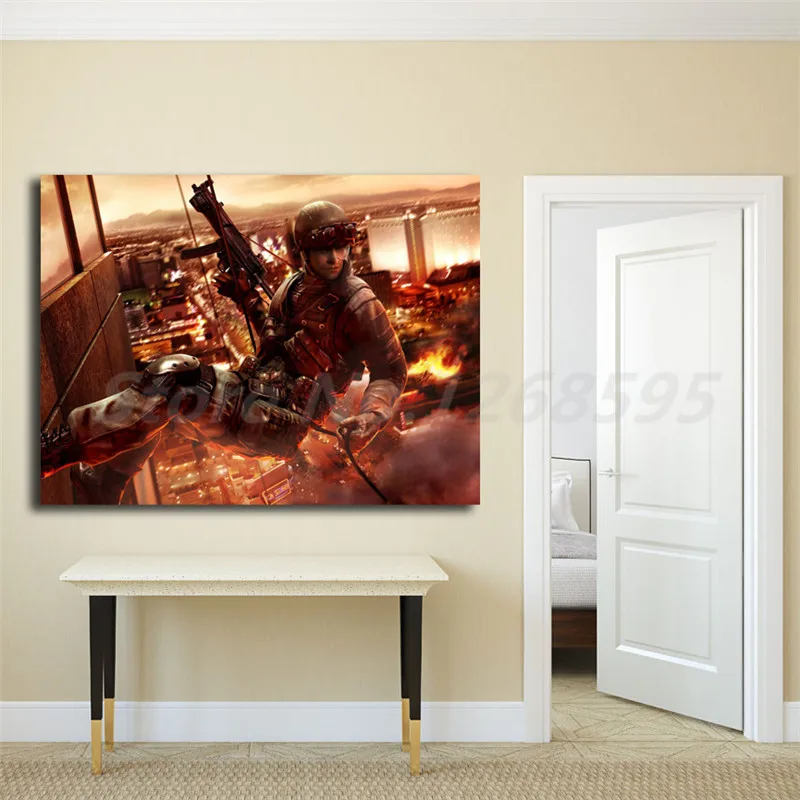 2 HD обои Tom Clancy's Rainbow Six Vegas художественный плакат на холсте живопись Настенная