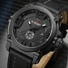 2017, Новая мода Для мужчин S Часы naviforce militray Спорт кварцевые Для мужчин часы кожа Водонепроницаемый мужской Наручные часы Relogio Masculino