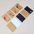 Бирка из крафт-бумаги, 100 шт., 5 х3 см