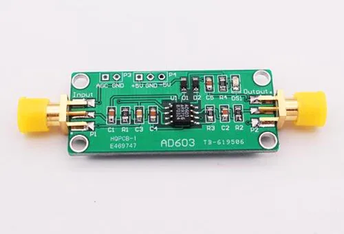 

Free Shipping!!! AD603 Variable Gain Amplifier Module / Voltage Control Adjustable 80dB Voltage Amplifier