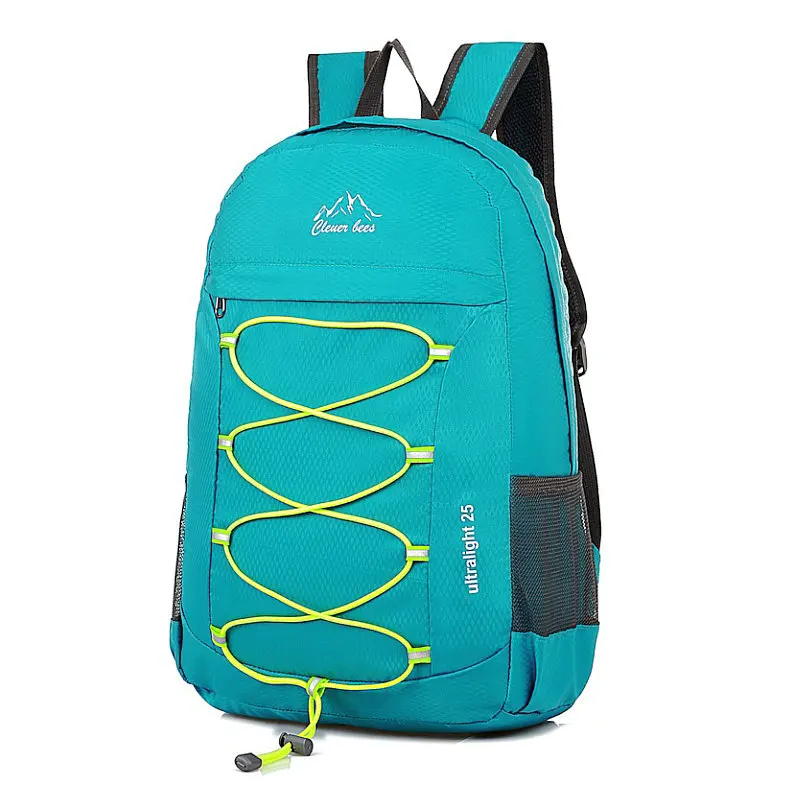 Folding Backpack Ultralight Waterproof Men's Laptop Craft Nylon Shoulders Package Traveling for Work on Foot | Багаж и сумки
