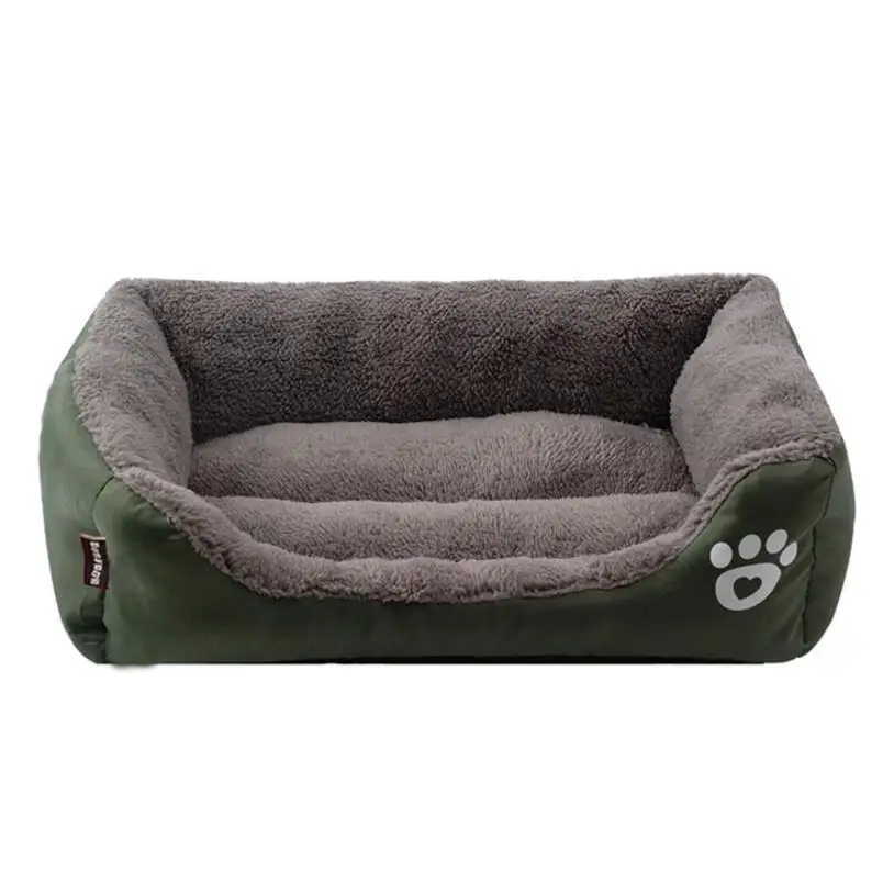 Army Green Мягкий теплый хлопковый коврик для собак/кошек и щенков, утолщенное водонепроницаемое одеяло из ткани Оксфорд - Цвет: Army Green