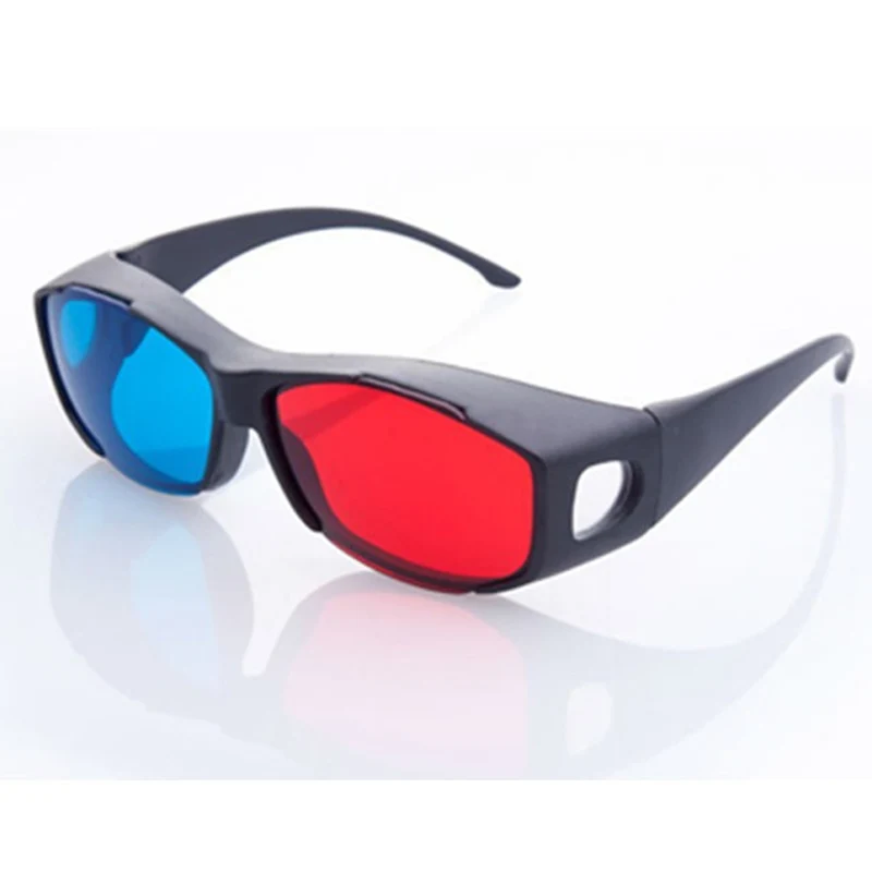 2018 новые модные красные синие 3D очки Anaglyph Framed Vision для игры Стерео фильм объемные