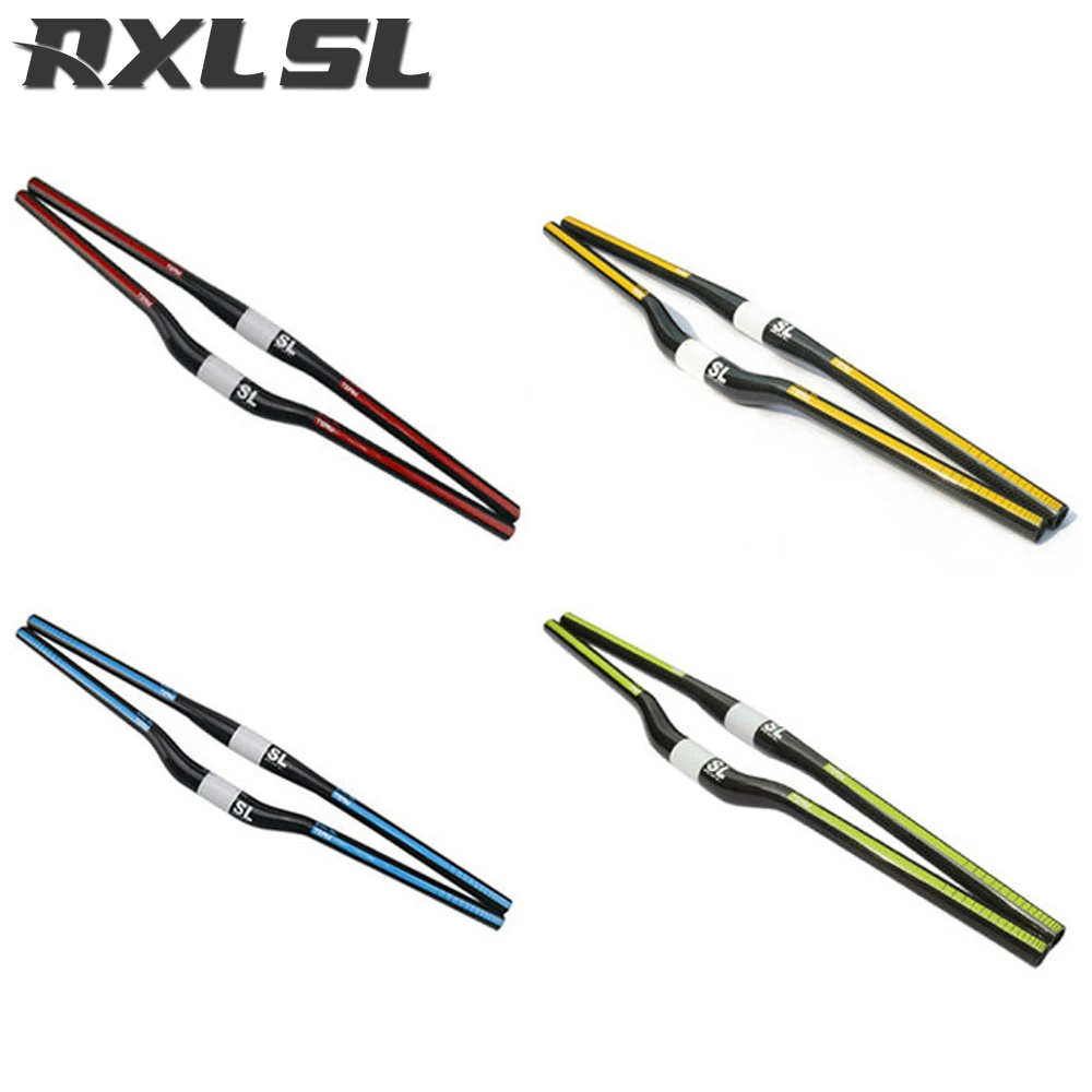 RXL SL углеродный MTB руль для горного велосипеда желтый/красный/синий/зеленый
