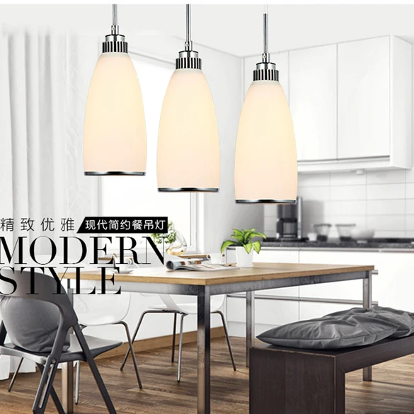 Современный Маленький модный подвесной светильник простой стеклянный лампа для