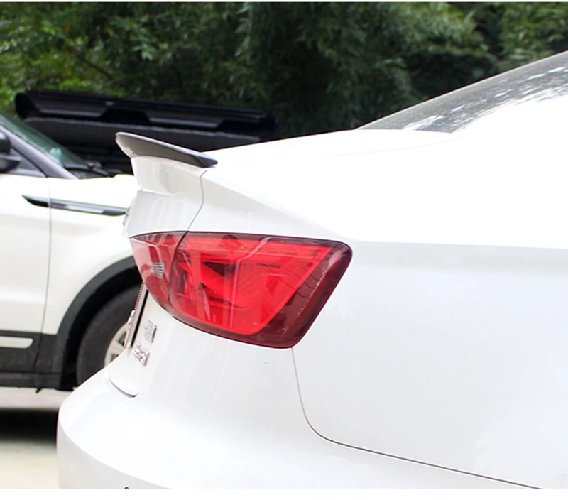 MONTFORD углеродного волокна задний спойлер на крыше хвост багажник загрузки губ