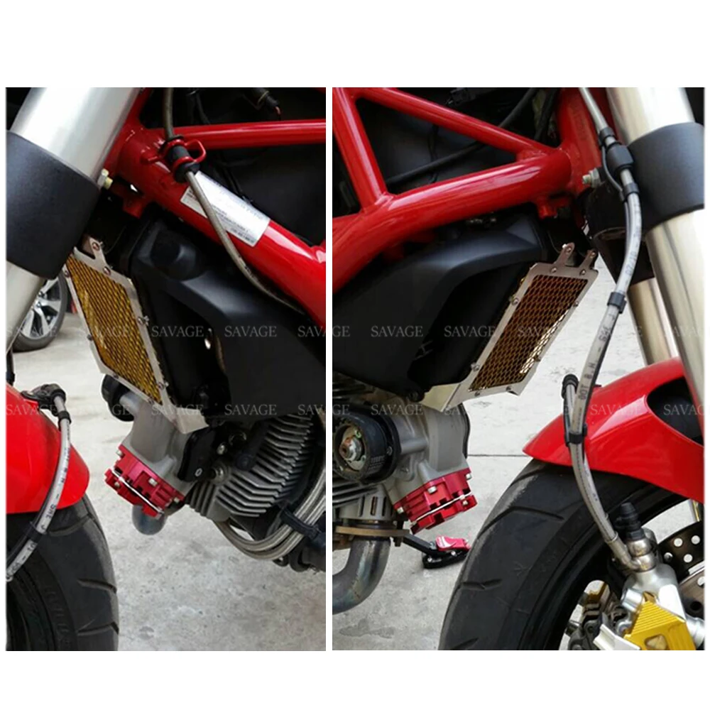 Масляный радиатор протектор Защитная крышка для DUCATI MONSTER 796/696 2010-2015 аксессуары