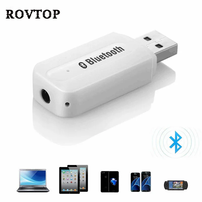 Bluetooth AUX беспроводной портативный мини музыкальный аудио приемник адаптер 3 5 мм