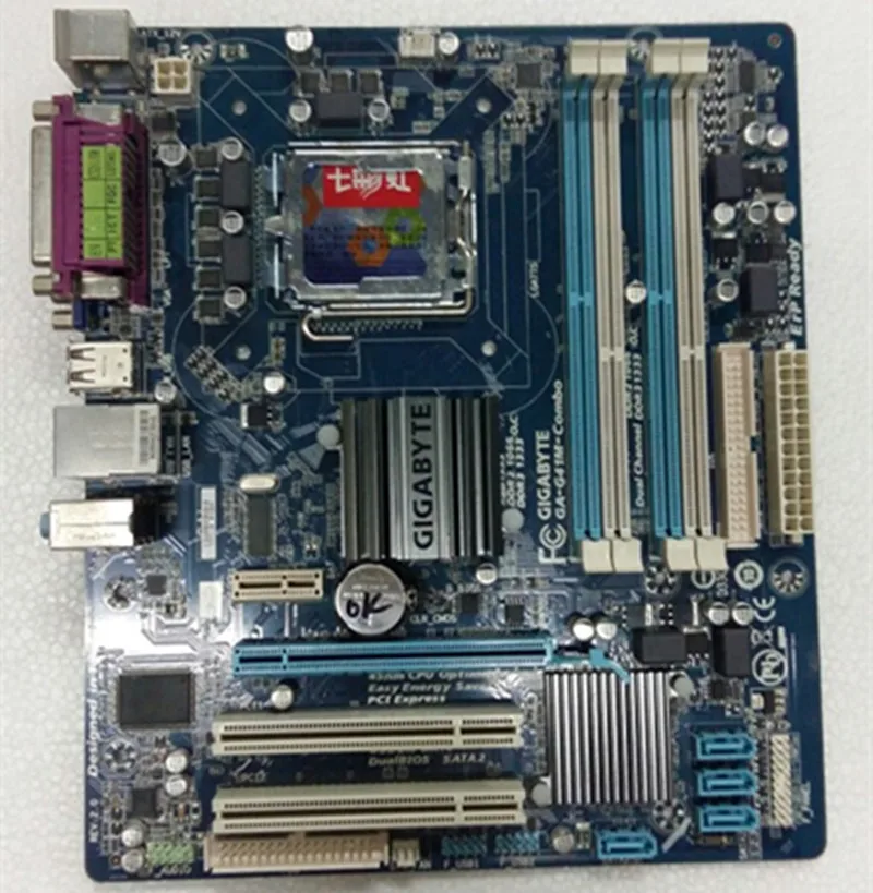 Материнская плата для Gigabyte оригинальная б/у настольного ПК с процессором G41 LGA 775