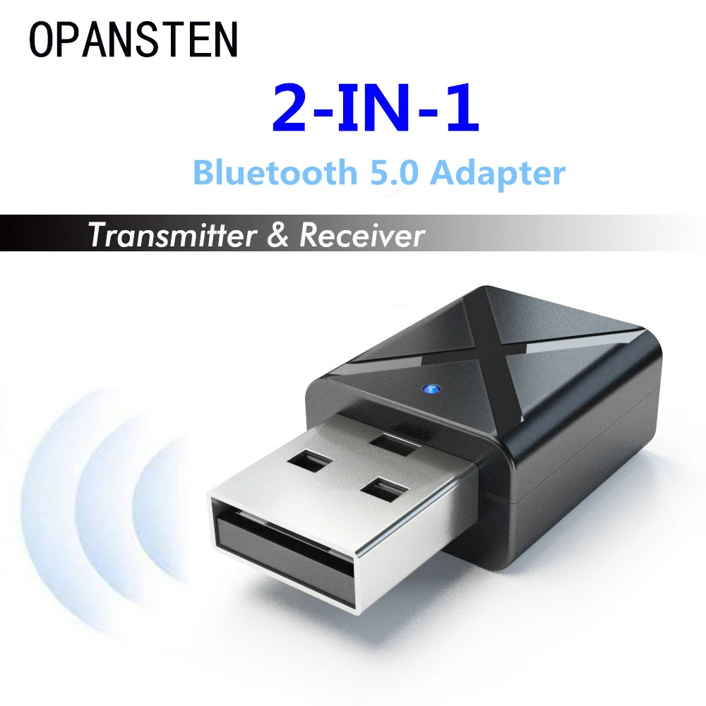 Bluetooth 5 0 аудио приемник передатчик 3 мм USB AUX Стерео BluetoothTransmitter для ТВ ПК колонки