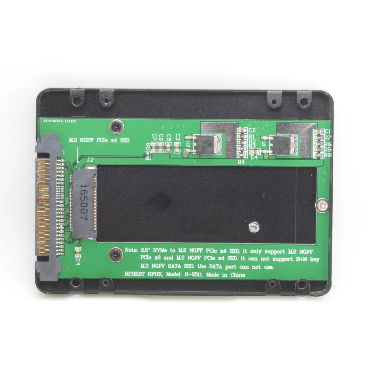Chenyang SFF-8639 NVME U.2 to NGFF M.2 M-key PCIe SSD чехол конвертер для материнской платы заменить 750