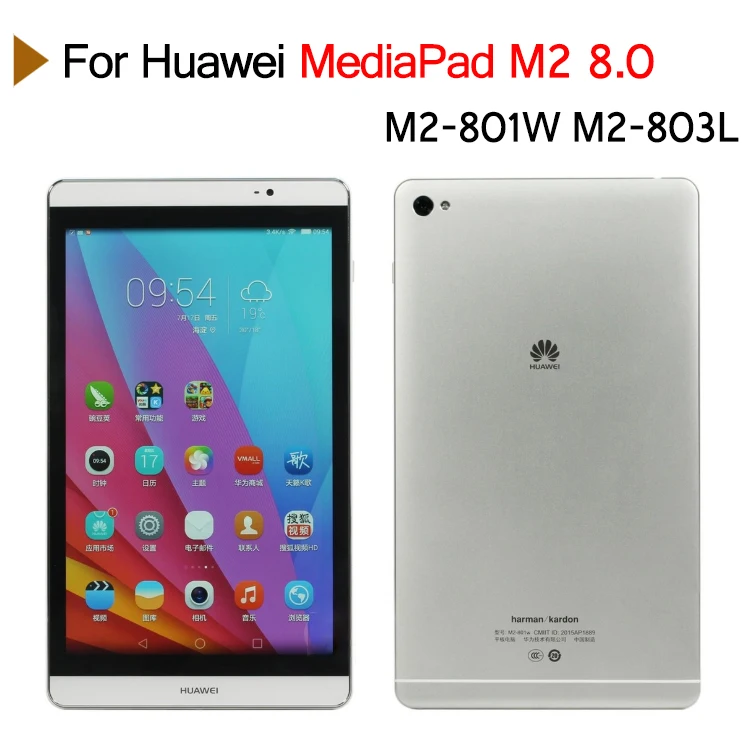 Для huawei MediaPad M2 8,0 чехол-накладка Smart из искусственной кожи со складной подставкой для M2 8,0 M2-801W 803L с функцией автоматического сна/пробуждения