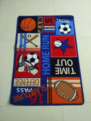 Милые забавные детские коврики для футбола бейсбола семейных хобби игровые
