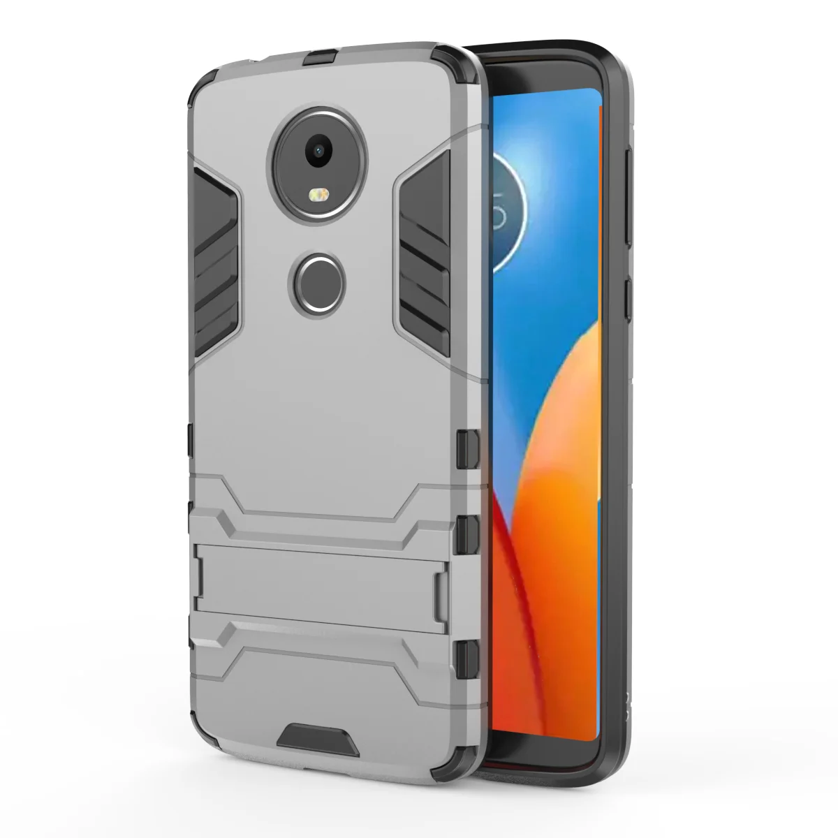 Жесткий PC защитный чехол s для Moto G5s Plus чехол Moto G6 Plus G XT937 G5S E5 E3 G5 S G6Play G6 Play чехол противоударный бампер для телефона - Цвет: Grey 003
